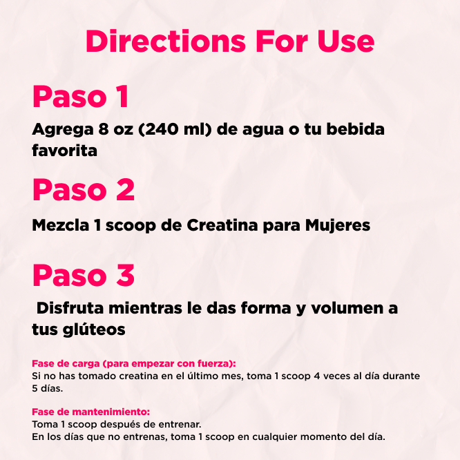 Pack x2 Creatina Monohidratada para Mujer