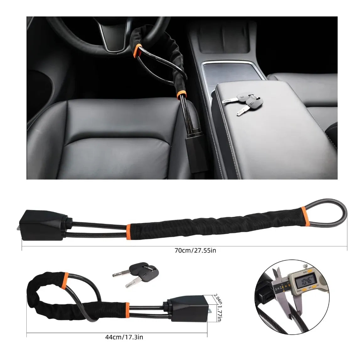 Cerradura de seguridad para volante SteerGuard Pro®